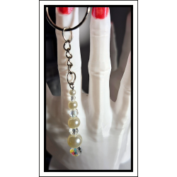 Porte clés diamants naturel