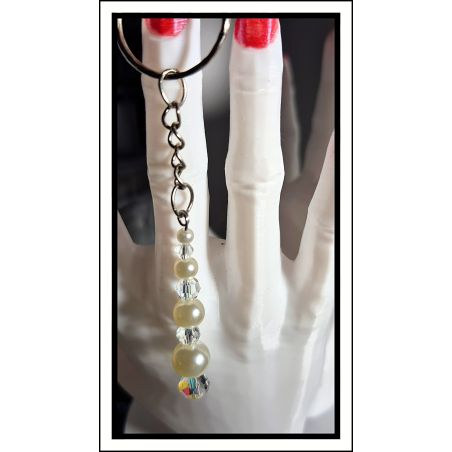 Porte clés diamants naturel