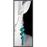 Collection Génération Turquoise Boucle d'oreille full turquoise pour le plus bel effet.