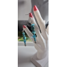 Collection Génération Turquoise Boucle d'oreille full turquoise pour le plus bel effet.