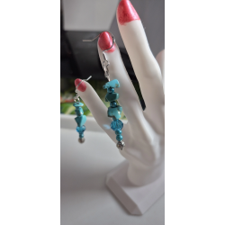 Collection Génération Turquoise Boucle d'oreille full turquoise pour le plus bel effet.