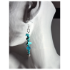 Collection Génération Turquoise Boucle d'oreille full turquoise pour le plus bel effet.