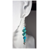 Collection Génération Turquoise Boucle d'oreille full turquoise pour le plus bel effet.